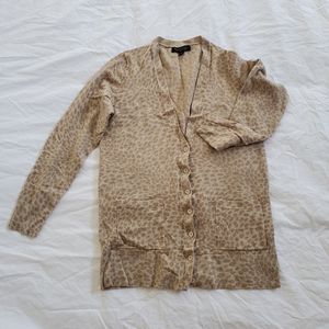 Banana Republic Animal Print Cardigan